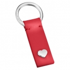 Morellato Portachiavi red leather heart