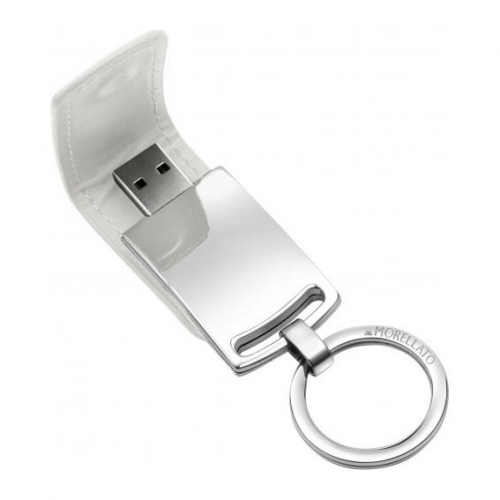 Morellato Keyholder memory ss+wht pu+alloy usb 32g femminile