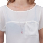 Morellato Tesori cornetto coll. ruby arg.925 donna SAIW71