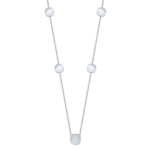 Morellato Gemma pendant 75+5cm cat eye white arg. donna SAKK17