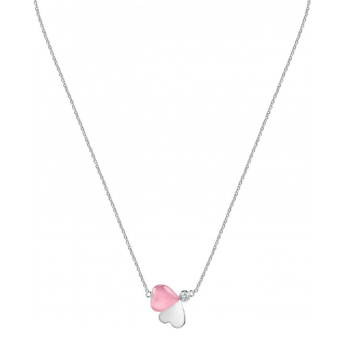 Morellato Doppio cuore pend.ss+cat eye ros arg.925 femminile