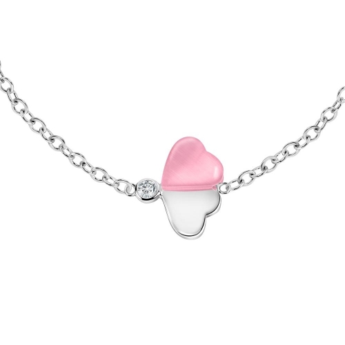 Morellato Doppio cuore br cateye rose arg925 femminile SASM11
