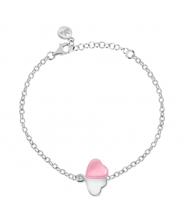 Morellato Doppio cuore br cateye rose arg925 femminile SASM11