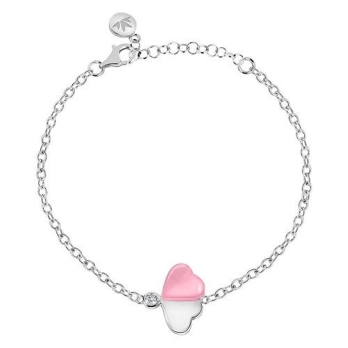 Morellato Doppio cuore br cateye rose arg925 femminile SASM11
