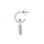 Orecchino singolo LA PETITE STORY Love acciaio - 18 mm