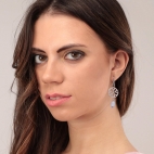 Morellato Fiore orecc. charm & cat eye blue femminile SATE06