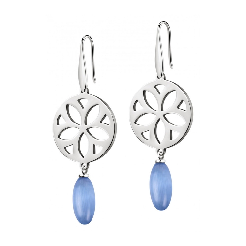 Morellato Fiore orecc. charm & cat eye blue femminile SATE06