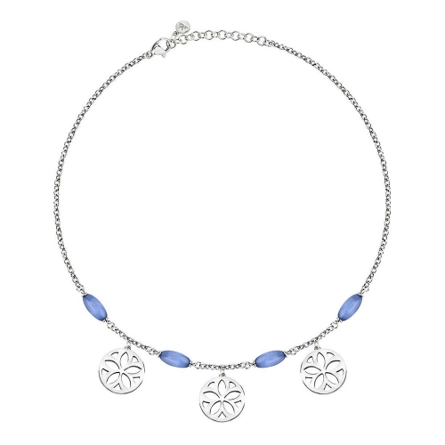 Morellato Fiore coll. elements &cat eye blu 40+5cm femminile