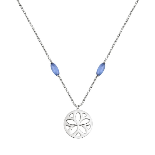 Morellato Fiore pend. element cat eye blue 40+5cm femminile