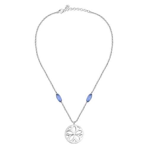 Morellato Fiore pend. element cat eye blue 40+5cm femminile