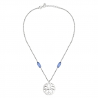 Morellato Fiore pend. element cat eye blue 40+5cm femminile