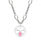 Morellato Fiore pend. charm cat eye dark rose40+5 femminile