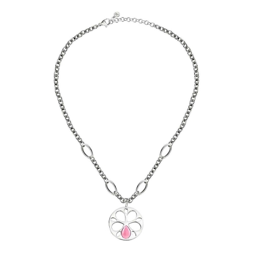Morellato Fiore pend. charm cat eye dark rose40+5 femminile