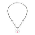 Morellato Fiore pend. charm cat eye dark rose40+5 femminile