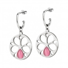 Morellato Fiore hoop orecc. charm cat eye rose femminile SATE08