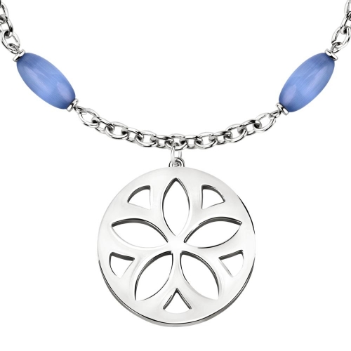 Morellato Fiore br. charm & 2 cat eye blue