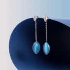 Morellato Profonda earrings ss blue stone femminile SALZ21