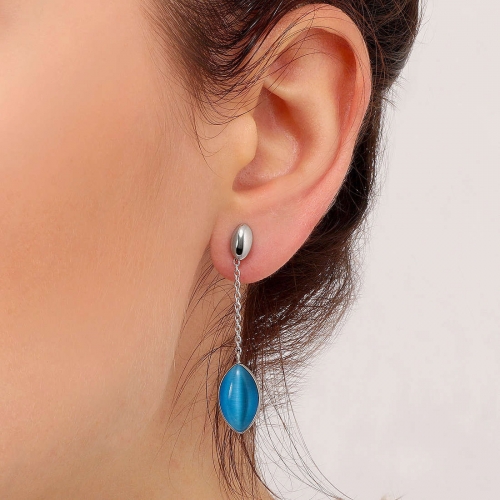 Morellato Profonda earrings ss blue stone femminile SALZ21