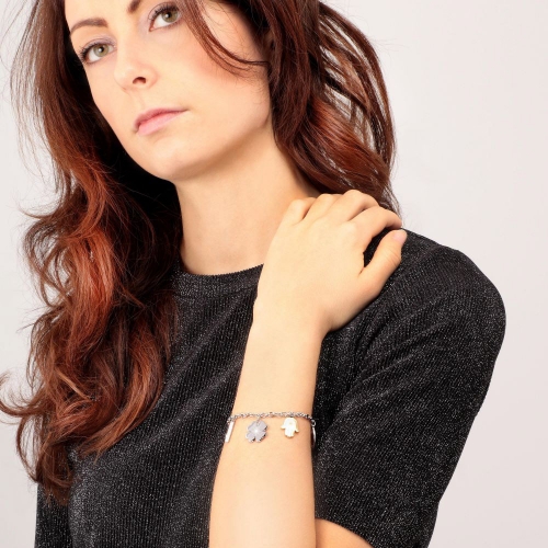 Morellato Gipsy br ss&yg fatima hand+4 leaf clover femminile
