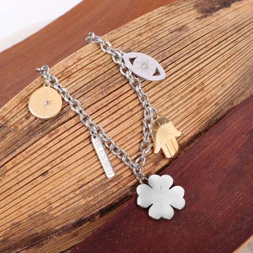 Morellato Gipsy br ss&yg fatima hand+4 leaf clover femminile