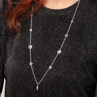 Morellato Gipsy pend. long ss&yg crystal 75+5cm femminile SAQG01