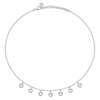Morellato Gipsy coll. ss + white crystal 40+5cm femminile SAQG04