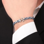 Morellato Ceramic br. blue ceramic ss+whit cz