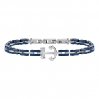 Morellato Ceramic br. blue ceramic ss+whit cz
