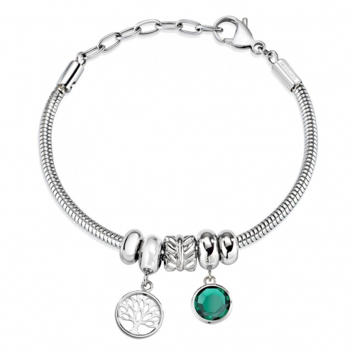 Morellato Drops br. snake chain 3 beads donna SCZ929