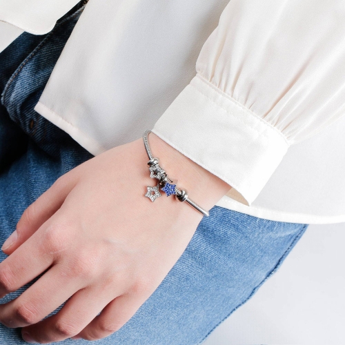 Morellato Drops br. snake chain 3 beads donna SCZ937