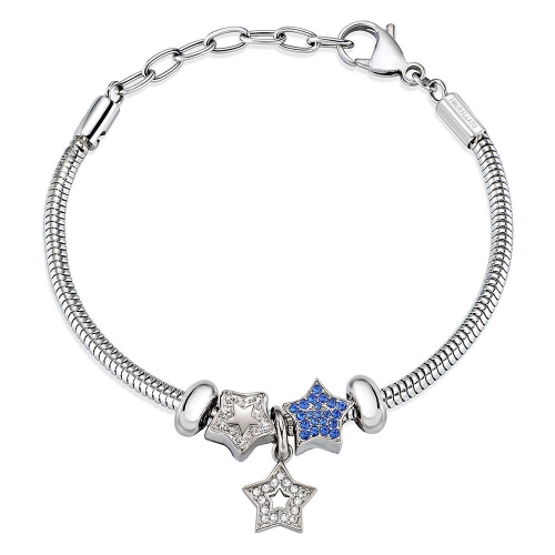 Morellato Drops br. snake chain 3 beads donna SCZ937
