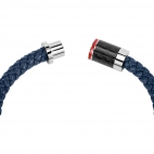 Sector Bandy br. blu braided leather closure ss maschile SZV48