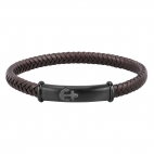Sector Bandy br. brown leather ip blk+gun 210mm maschile SZV55