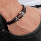 Sector Gioielli Bandy br. brown leather vintage 235mm uomo SZV27