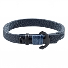 Sector Gioielli Bandy br. blue leather ip black 235mm uomo SZV31