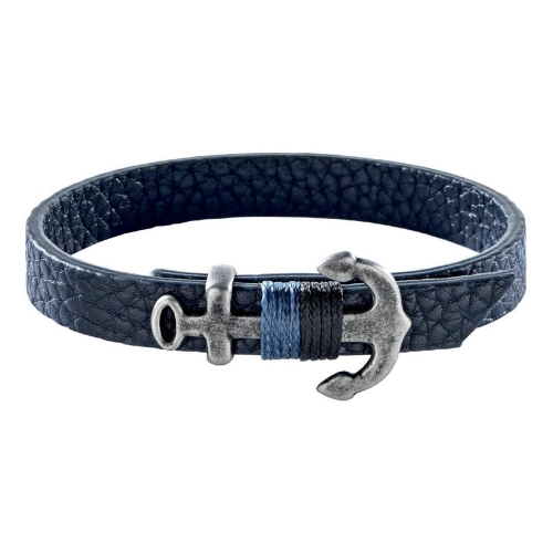 Sector Gioielli Bandy br.blue leather vint ip gun 235mm uomo