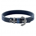 Sector Gioielli Bandy br.blue leather vint ip gun 235mm uomo