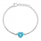 Sector Gioielli Emotion br.ss light blue heart stone femminile