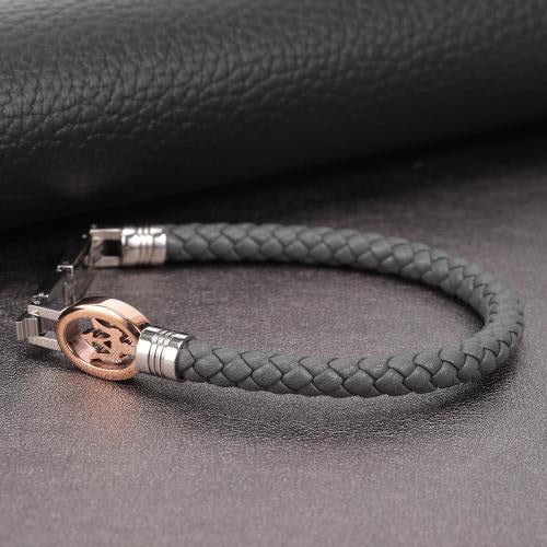 Maserati Maserati br grey leather +ip rg logo 215  JM320ASS02