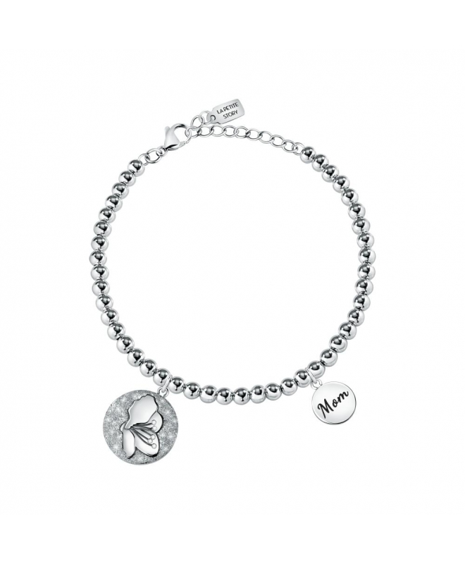 Bracciale Donna La Petite Story Family In Acciaio – LPS05ASF68 – Gioiello Regolabile Con Confezione Originale