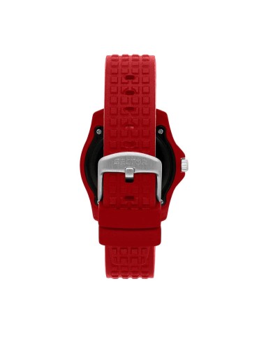Sector 16.5 40mm 3h black dial red silicon st