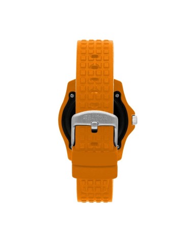 Sector 16.5 40mm 3h black dial orang silicon st