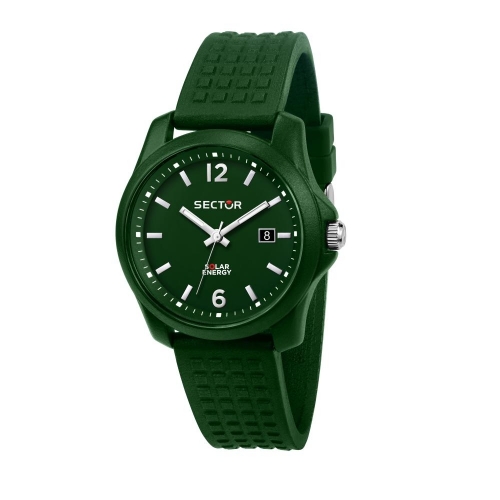 Sector 16.5 40mm 3h green dial green silicon st