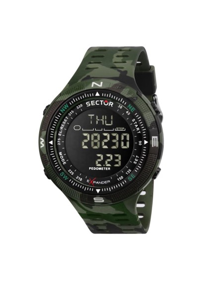 Sector Ex-29 44mm digital green camouflag pu st