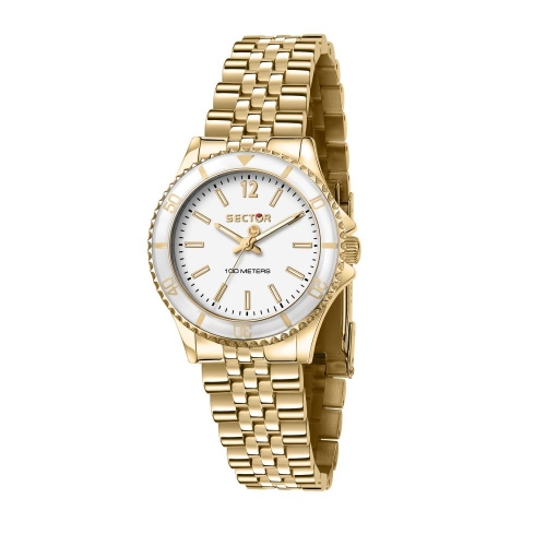 Sector 230 – Orologio Donna Acciaio Oro con...