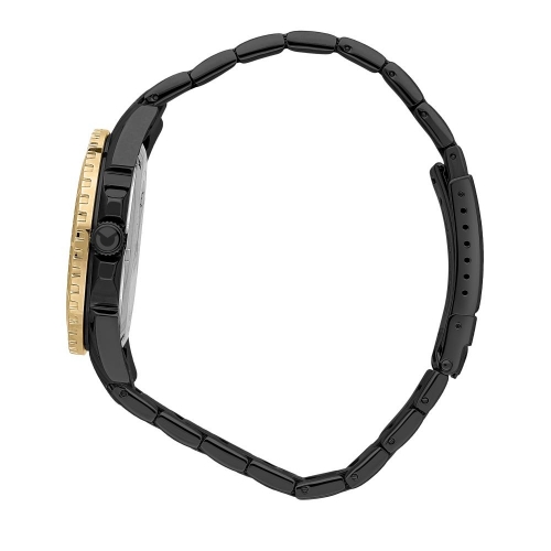 Orologio SECTOR uomo 450 data acciaio nero / gold