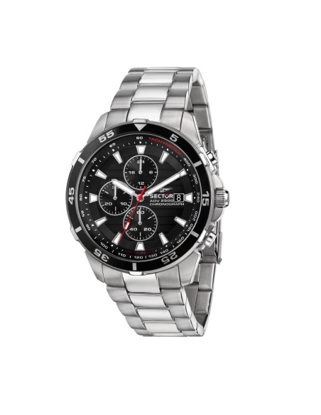 Orologio SECTOR Uomo ADV2500 Cronografo Acciaio Nero