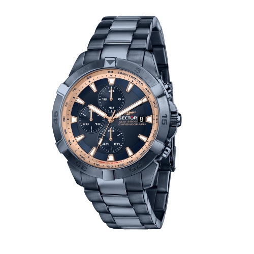 Sector ADV2500 – Orologio Uomo Acciaio Blu...