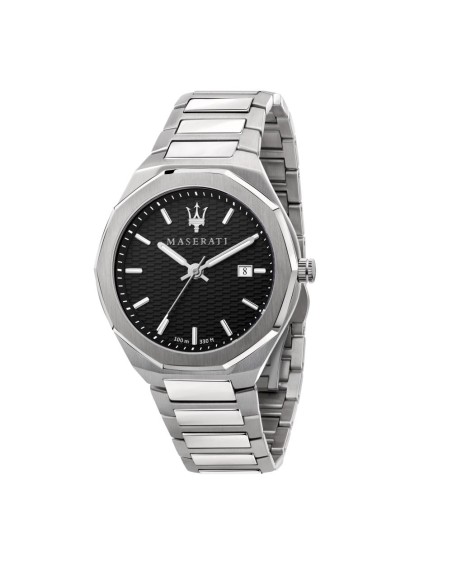Orologio MASERATI uomo Stile datario acciaio / nero