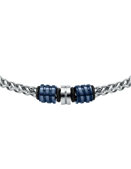 Bracciale SECTOR uomo Ceramic acciaio e ceramica blu